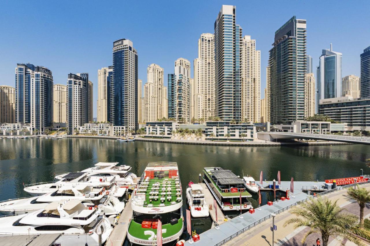 דירות Luxurious Waterfront At Al Majara Dubai Marina מראה חיצוני תמונה